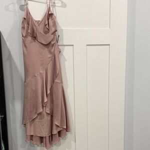 Express Blush Asymmetrical Dress